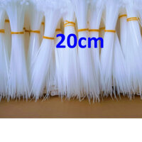 [1 Kg] Dây Rút Nhựa, Dây Thít Nhựa Dài 20cm Loại Nylon PA66 Cao Cấp