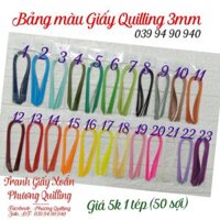 1 kg Giấy sợi Quilling