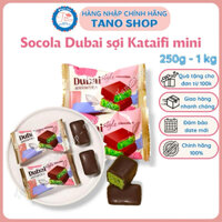[1 kg] Socola Dubai sợi giòn Kataifi matcha bản mini | Ăn vặt Tết Tano