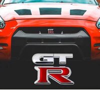 1 Kim Loại GTR Logo NISSAN GTR 3D Sửa Đổi Chia Xe Ô Tô Tự Động Trang Trí Phía Sau Thân Xe Biểu Tượng Huy Hiệu Miếng Dán Decal Cho NISSAN GTR