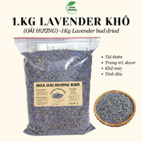 1 Ký Hoa Lavender khô (loại 1) nụ hoa oải hương thơm nồng làm túi thơm lavender, khử mùi