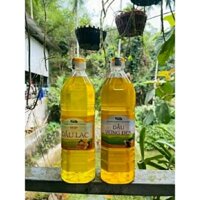 1 lít Dầu lạc- dầu vừng đen HTX YÊN THỦY- DẦU ĂN OCCOP 4 SAO