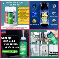 1 LỌ XỊT THƠM DIỆT KHUẨN KHỬ MÙI LÀM SẠCH MÙI ĐIỀU HÒA NỘI THẤT XE HƠI ÔTÔ PHÒNG MẪU MỚI HÀNG LOẠI TỐT