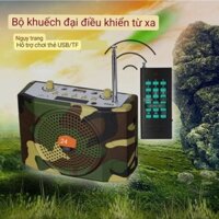 1 Loa bẫy chim loa trợ giảng WS 898 có điều khiểu từ xa kết nối bluetooth kèm thẻ nhớ file tiếng - hàng loại 1.