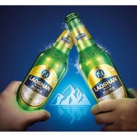 (1 LỐC 4 CHAI LỚN) Bia Laoshan - Bia Thanh Đảo Nhập Khẩu 600ml 4.7% Vol