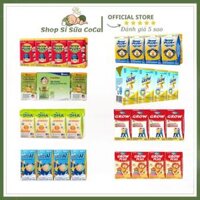 (1 lốc 4 hộp)Sữa bột pha sẵn 110ml đủ loại Vinamilk,Vitadairy,Abbot,Nutifood,..(date mới)