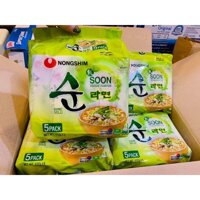 1 LỐC 5 GÓI MÌ RAU NẤM CHAY NONGSHIM - HÀN QUỐC