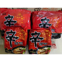 1 Lốc 5 Gói Mì Shin Nhập Khẩu Hàn Quốc Siêu Ngon ( 5 gói * 120G)