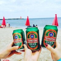 (1 LỐC 6 LON) Bia Tsingtao - Bia Thanh Đảo Nhập Khẩu 330ml 4.8% Vol