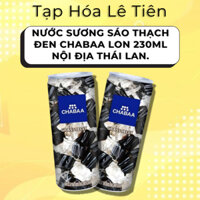 1 Lốc 6 Lon Nước Sương Sáo Thạch Đen Ngọt Chabaa Thái Lan Lon 230ml.