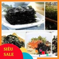 1 lốc gồm 16 gói x 4g Lá Kim Ăn Liền Vị Dầu Oliu Truyền Thống Hàn Quốc