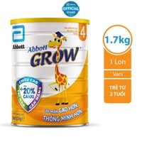 1 lon sữa bột Grow 1.7kg date mới