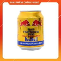 1 lon x 250ml Nước Tăng Lực Bò Húc Redbull Nắp Đỏ Thái Lan Chính Hãng