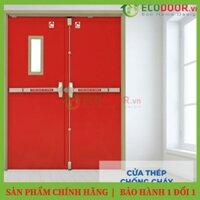 1 M2 CỬA THÉP CHỐNG CHÁY 2P1G1 THANH THOAT HIEM DOI ECD