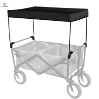 1 Mái hiên tán cho sân vườn Wagon đính kèm Tấm che nắng Xe đẩy Phụ kiện xe đẩy Màu đen Cắm trại ngoài trời Thiết bị dã ngoại