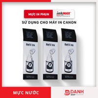 1 màu Mực nước Canon - inkMAX - BK 135ml CYM 70ml- Mực nước dùng cho các dòng máy in phun Canon G1800  2800  3800  1000  2000  3000  1100  2100  3100  1900  2900  3900 - Màu đen BK