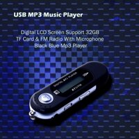 1 Máy Nghe Nhạc mp3 mini Màn Hình lcd Hỗ Trợ Thẻ tf 32gb Kèm Đài fm Màu Đen / Xanh Dương / Đỏ / Bạc