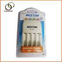 1 máy sạc tự ngắt 4 pin aaa aa Beston BST-C805