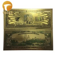 1 Máy Tính $1 Triệu Đô La Tiền Giấy Trang Trí Cổ Mạ Vàng Mỹ Lưu Niệm Nhà Trang Trí Thả Vận Chuyển