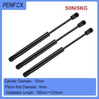 1 Máy Tính 150mm-230mm 5kg / 50N Khí Lò Xo Giảm Chấn Nâng Thủy Lực Hỗ Trợ Thanh Chống Thanh Đa Năng Thanh Chống Giường Ô Tô Máy Nội Thất