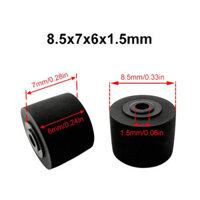 1 Máy Tính 8.5x7x6x1.5mm Đai Cao Su Bánh Xe Pinch Con Lăn Ròng Rọc Cho Repeater Băng Âm Thanh Ổ Đĩa Ghi Áp Suất Cassette Sàn Stereo Player