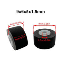 1 Máy Tính 9x6x5x1.5mm Pinch Con Lăn Cho Băng Ổ Đĩa Repeater Walkman Máy Ghi Áp Suất Cassette Sàn Âm Thanh Stereo Máy Nghe Nhạc Vành Đai Bánh Xe Ròng Rọc