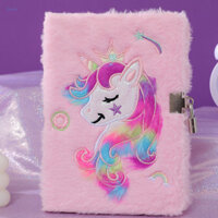 1 Máy Tính A5 Hoạt Hình Động Vật Sang Trọng Sổ Tay Có Khóa Nhật Ký Sách Sinh Viên Trường Văn Phòng Văn Phòng Phẩm Cô Gái Quà Tặng