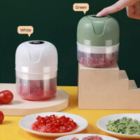 1 Máy Tính Xanh / Trắng Điện Nhà Bếp Tỏi Xay Thịt Công Suất Lớn Đa Năng Nghiền Tỏi Cắt Thịt Xay Gừng Xay