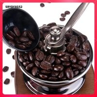 1 Máy xay cà phê cầm tay bằng gỗ bằng tay có gốm Máy xay cà phê quay tay