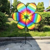 [1 MÉT] Chong Chóng Vải Cầu Vồng  6 Cánh, 8 Cánh Đường Kính 1 Mét Siêu To
