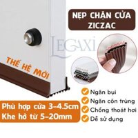1 Mét ron cửa, thanh chặn cửa, chắn khe hở chân cửa Ziczac ngăn côn trùng, bụi, ngắn thoát hơi máy lạnh Legaxi