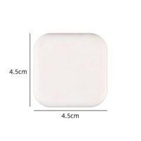 1 Miếng Chặn Cửa Dán Tường Chống Va Đập, Va Chạm Cửa, Tay Nắm Với Tường, Chặn Cửa Bằng Cao Su, Siêu Bền. TakyHome 1650 - màu Trắng - Vuông