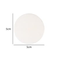1 Miếng Chặn Cửa Dán Tường Chống Va Đập, Va Chạm Cửa, Tay Nắm Với Tường, Chặn Cửa Bằng Cao Su, Siêu Bền. TakyHome 1650 - màu Trắng - Tròn