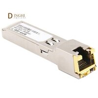 1 Mô Đun SFP RJ45 Gbic 10 / 100 / 1000 Bằng Đồng Cổng SFP RJ45 SFP