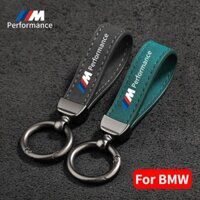 1 Móc Khóa Hình Logo Xe Hơi Bmw M X1 X3 X4 X5 X6 X7 E46 E90 F20 E60 E39 Bằng Da Lộn