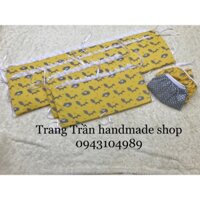 1 nệm 1 ga chống thấm 2 ga cotton