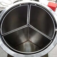 1 ngăn chia tam giác 1/3 inox loại dày 1,2ly cao cấp không gỉ dùng cho nồi điện nấu phở của shop loại dày