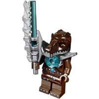 [1 Nhân Vật] LEGO Minifigures Huyền Thoại Chima: Crug - Flat Silver Armor