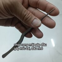 1 nhíp cong mài gập đầu gắp ráy hốc tai đầu nhỏ 👂👂👂ngành ráy tai chuyên nghiệp 👂👂👂