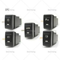 1 Ô Tô Đèn Sương Mù Âm Nhạc LED Ống Xả Đèn Pha Điện Tử Chó Chuyển Đổi Nút Sử Dụng Cho Isuzu KV100 KV600 K600 FVZ 700P