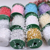 1 Ống 60 Mét Dây Hạt Chuỗi 8+3mm Trang Trí Bó Hoa Cưới, Phụ Kiện Trang Sức Giá Sỉ