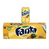 [1 PACK 12 LON ] Fanta Mỹ Hương Dứa