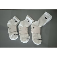 [1 pack 3 đôi] Tất Nike  Unisex Nam Nữ, Tất Vớ Thể Thao Nike Công Nghệ Drifit cổ cao, cổ trung, cổ thấp