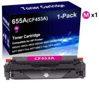 1-Pack (Magenta) Compatible High Yield Color Laserjet Enterprise M652 M653 M681 M682 Laser Printer Toner Cartridge Replacement for HP 655A | CF453A...
