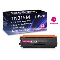 1 Pack (Magenta) TN315M High Yield Toner Cartridge Replacement for Brother HL-4150CDN HL-4140CW HL-4570CDW HL-4570CDWT MFC-9640CDN MFC-9650CDW MFC-...