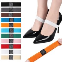 1 Pair Fashion High Elastic Solid Color Holding Shoe Lace Shoes Band Shoe Straps Hold Loose High Heels