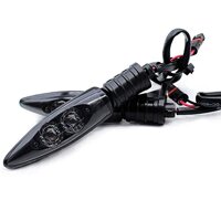 1 Pair LED Turn Signal Indicator Light Lamps For BMW HP4 S1000R S1000RR S1000XR (Somke Lens)