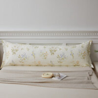 1 PC 100% Cotton Gối Dài Đôi Phong Cách INS In Vật Có Dây Kéo Siêu Đơn Nữ Hoàng King Size