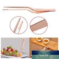 1 PC 14Cm Đầu Bếp Nhà Bếp Nướng Barbecue Tongs Thép Không Gỉ BBQ Tongs Clip Thực Phẩm Thịt Tweezer Nhà Bếp Pi
