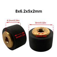 1 PC 8x6.2x5x2mm Lõi Đồng Cao Su Pinch Con Lăn Cassette Đai Ròng Rọc Cho Sony Ghi Âm Thanh Băng Sàn Ổ Đĩa Walkman Stereo Player